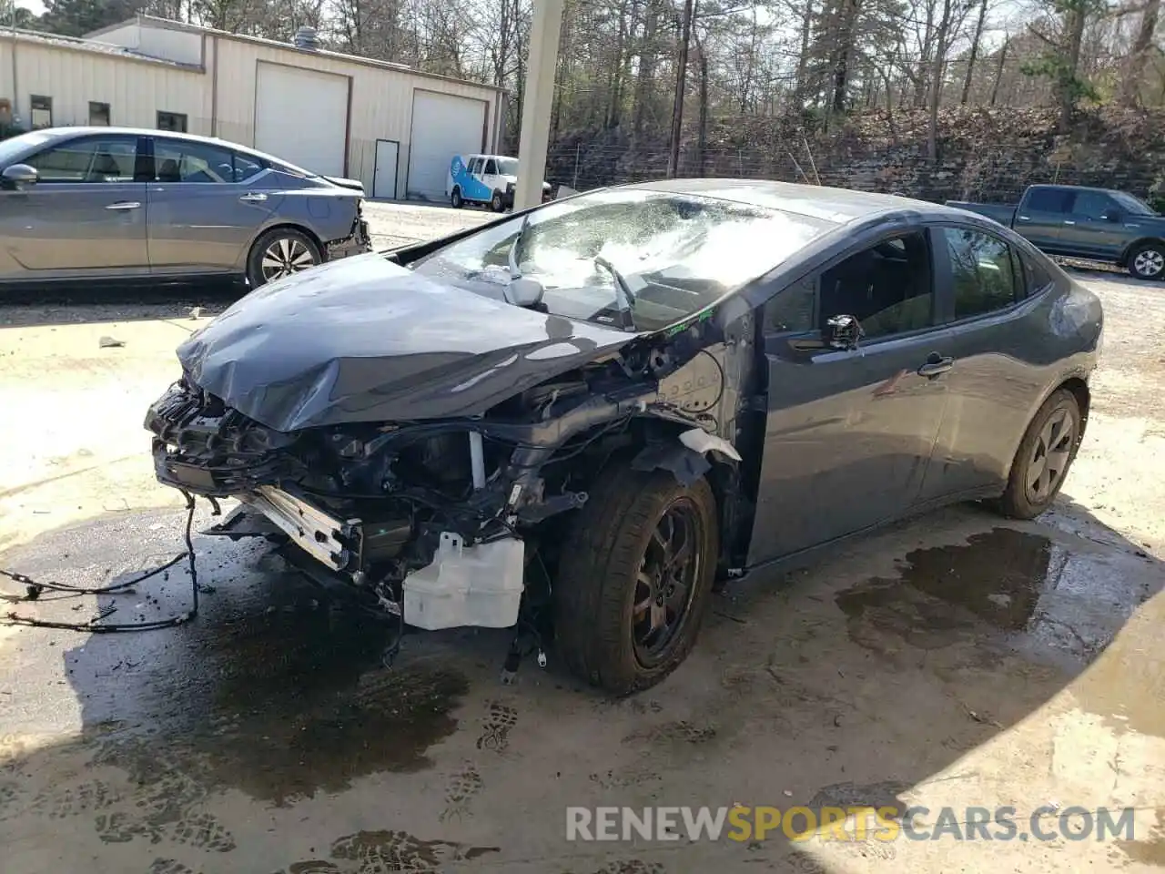 1 Photograph of a damaged car JTDACAAU3P3005866 TOYOTA PRIUS 2023