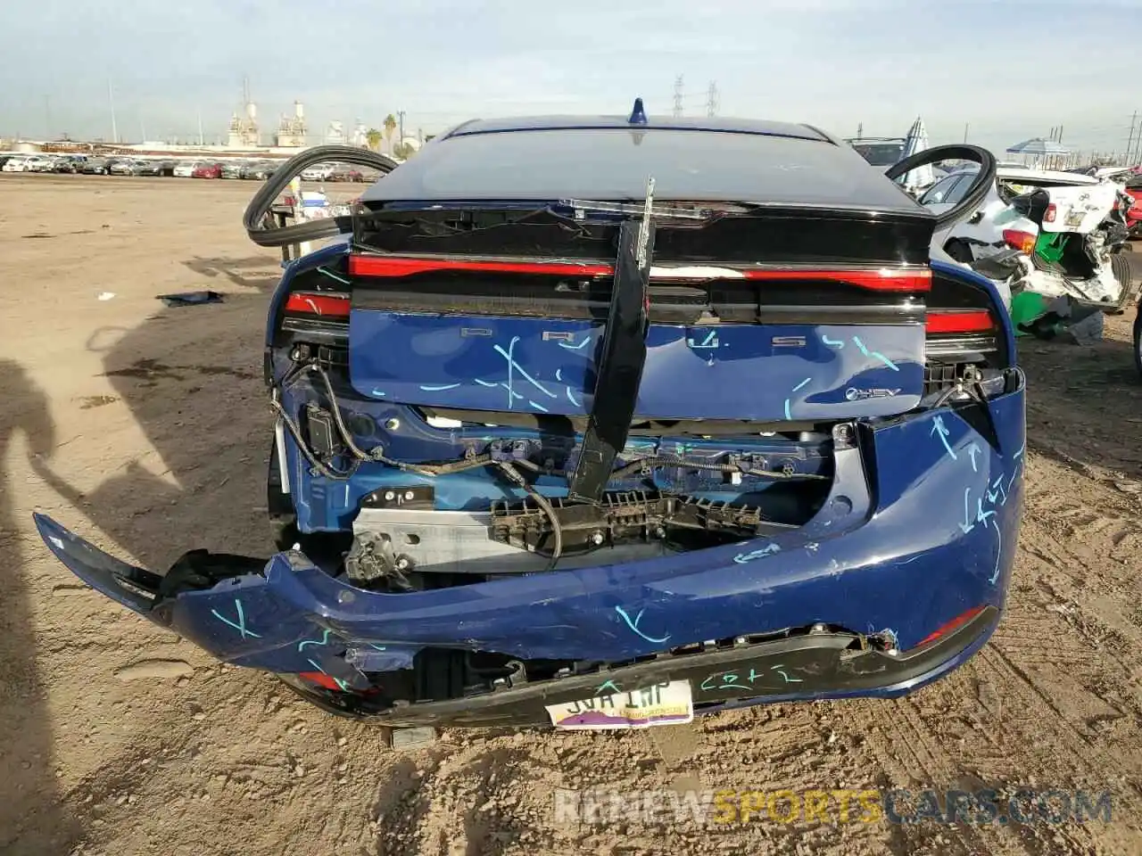 6 Photograph of a damaged car JTDACAAU4P3006962 TOYOTA PRIUS 2023