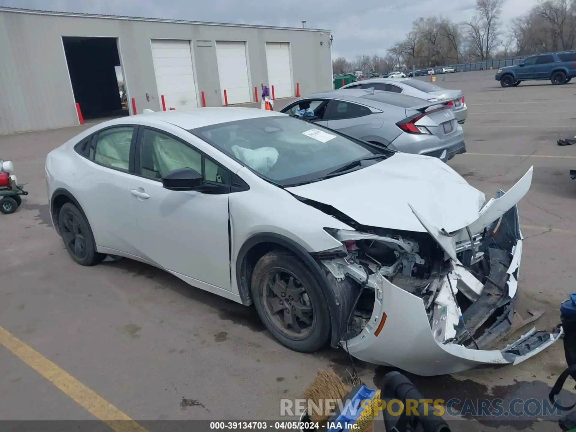 1 Photograph of a damaged car JTDACAAU6P3006574 TOYOTA PRIUS 2023