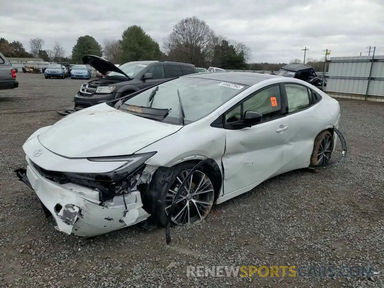 1 Photograph of a damaged car JTDACAAU6P3008602 TOYOTA PRIUS 2023