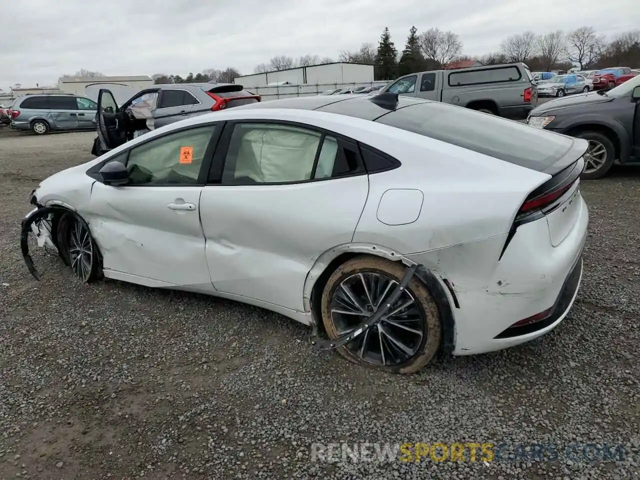 2 Photograph of a damaged car JTDACAAU6P3008602 TOYOTA PRIUS 2023