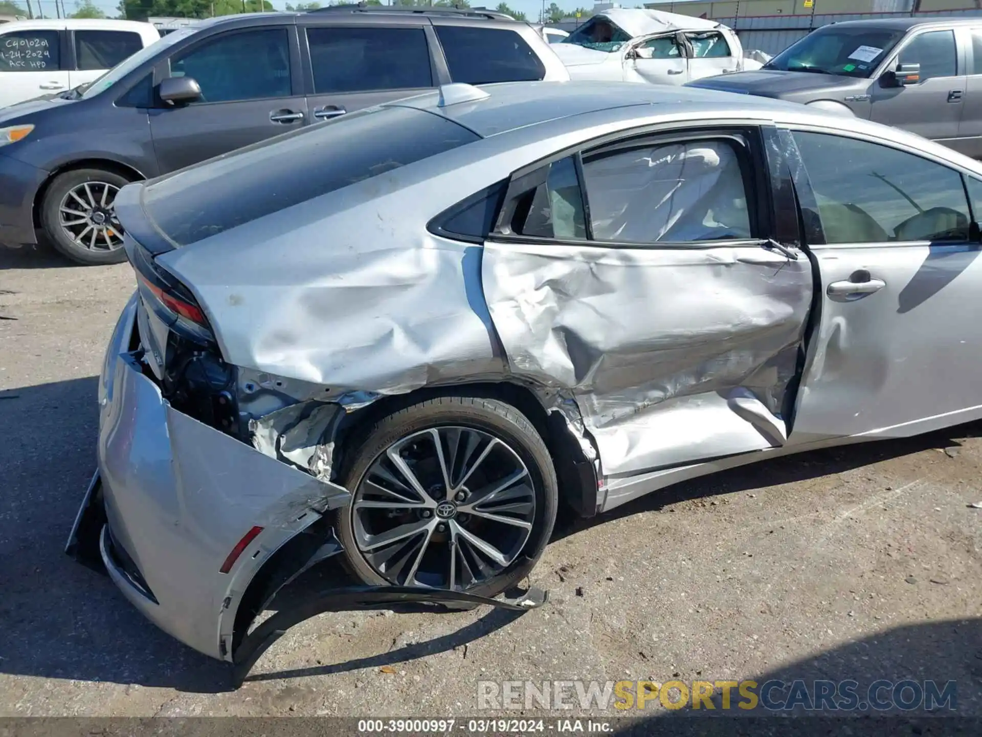 6 Photograph of a damaged car JTDACAAUXP3001748 TOYOTA PRIUS 2023