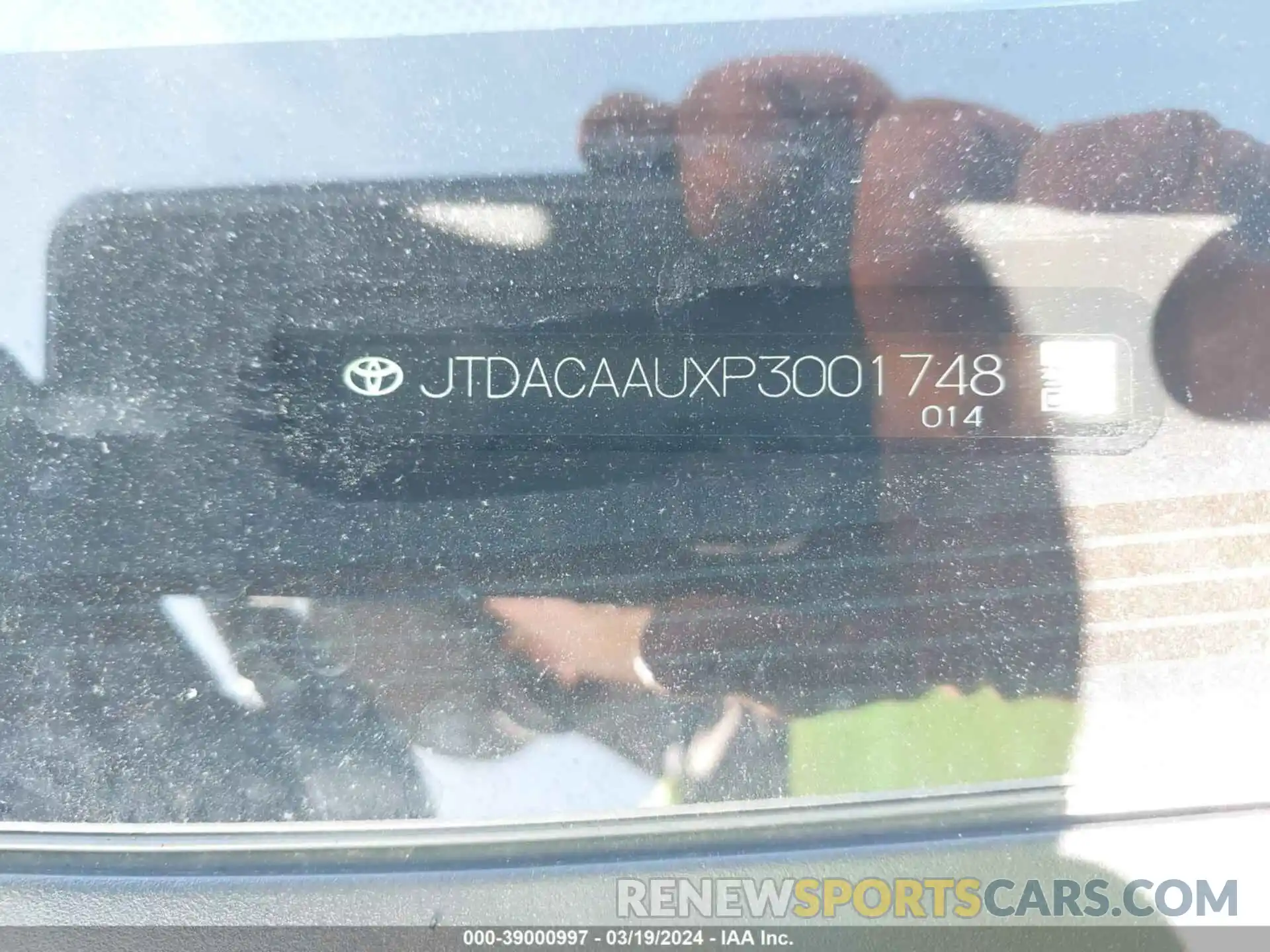 9 Photograph of a damaged car JTDACAAUXP3001748 TOYOTA PRIUS 2023