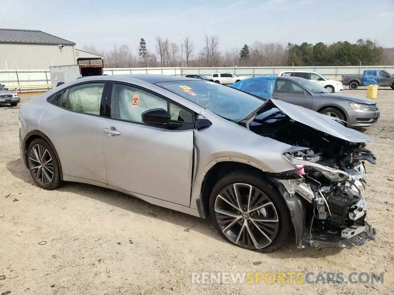 4 Photograph of a damaged car JTDACAAU0R3019730 TOYOTA PRIUS 2024