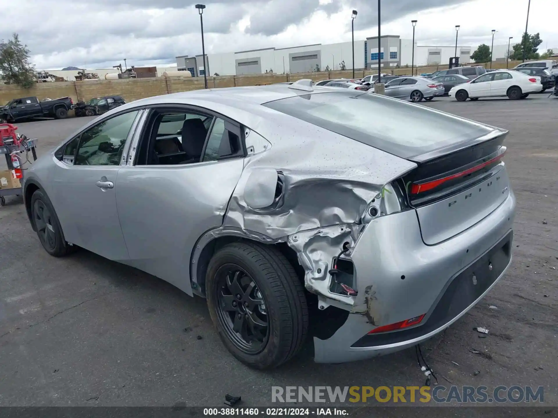 3 Photograph of a damaged car JTDACAAU2R3020698 TOYOTA PRIUS 2024