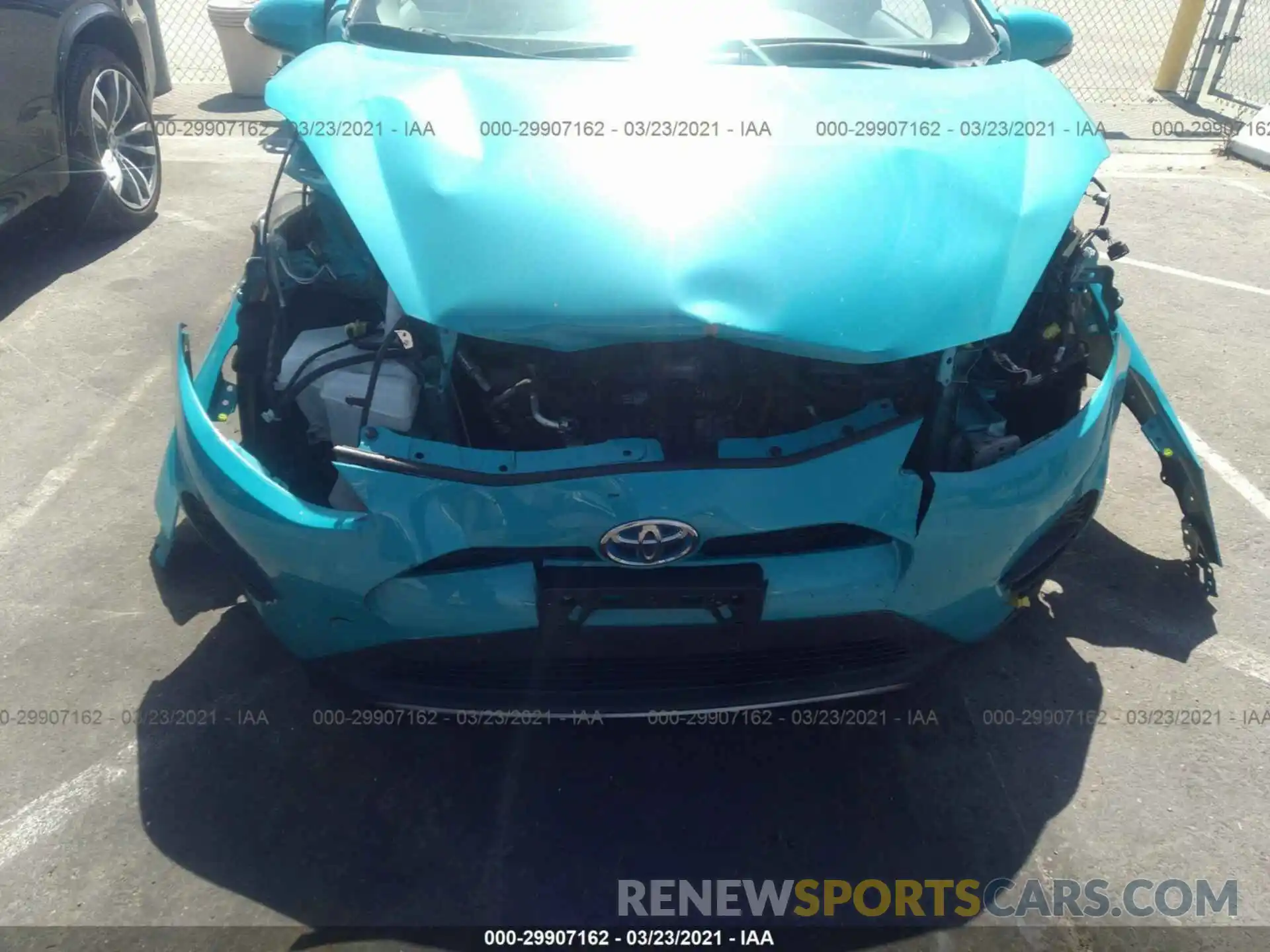 6 Photograph of a damaged car JTDKDTB31K1621203 TOYOTA PRIUS C 2019