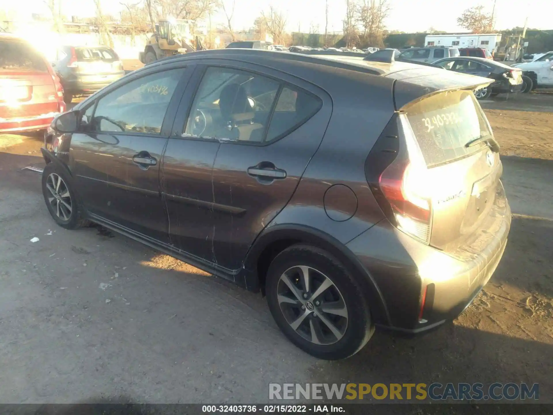 3 Photograph of a damaged car JTDKDTB33K1623826 TOYOTA PRIUS C 2019