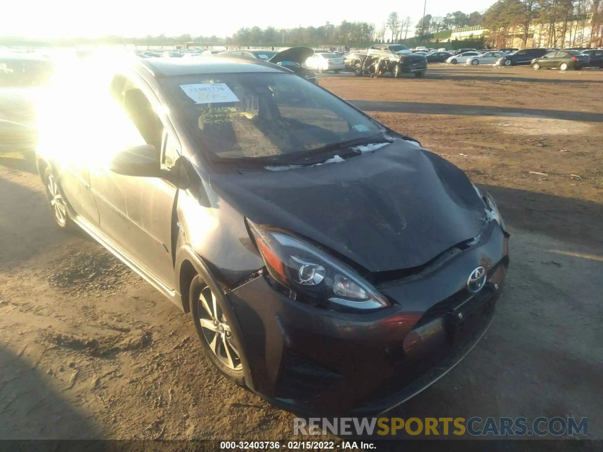 6 Photograph of a damaged car JTDKDTB33K1623826 TOYOTA PRIUS C 2019