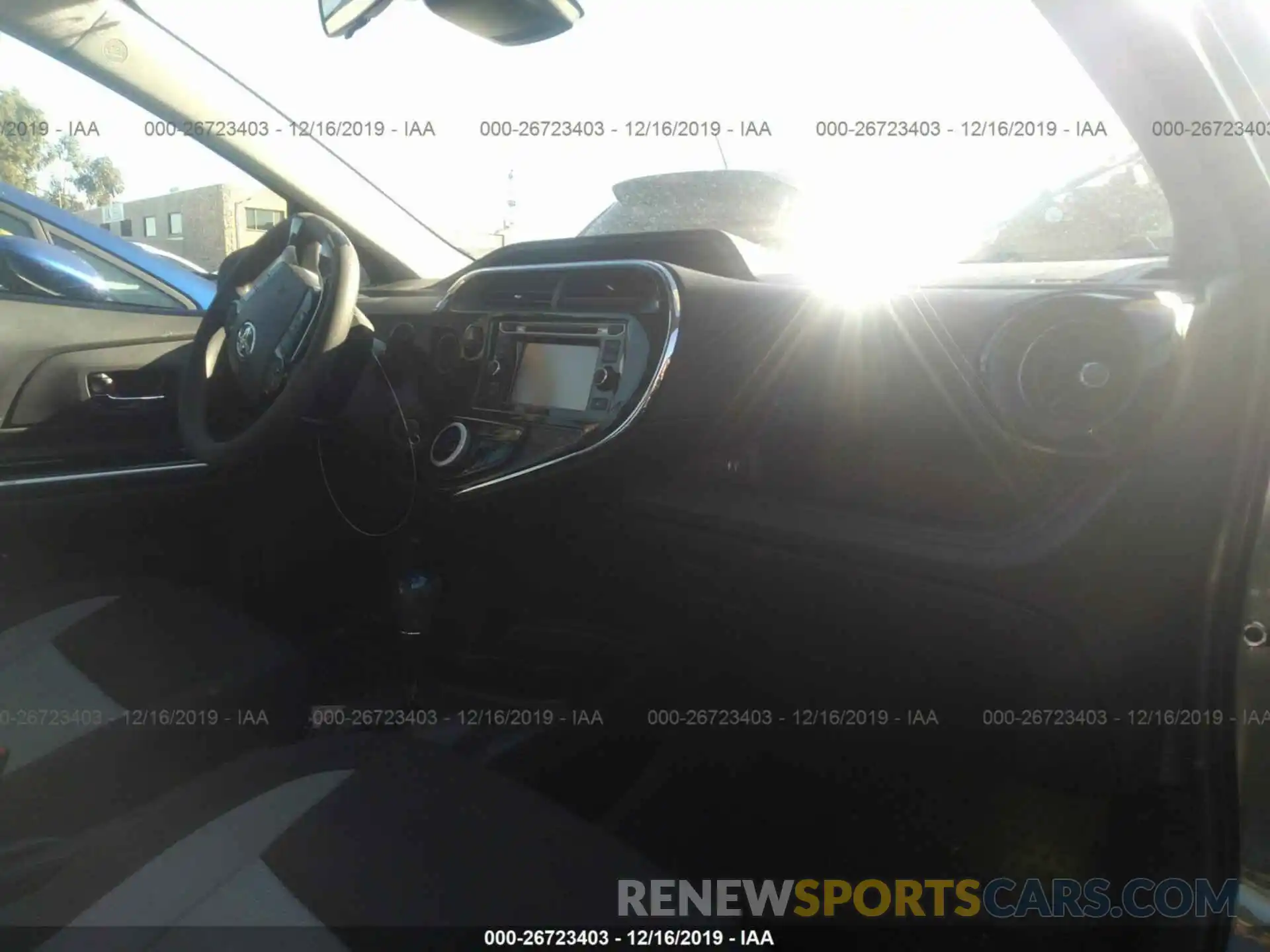 5 Photograph of a damaged car JTDKDTB33K1624488 TOYOTA PRIUS C 2019