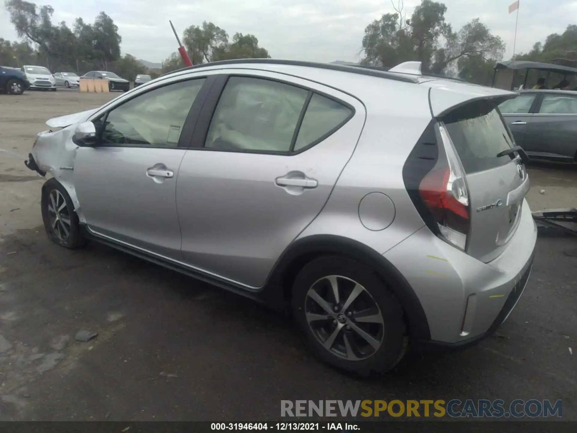 3 Photograph of a damaged car JTDKDTB34K1622071 TOYOTA PRIUS C 2019