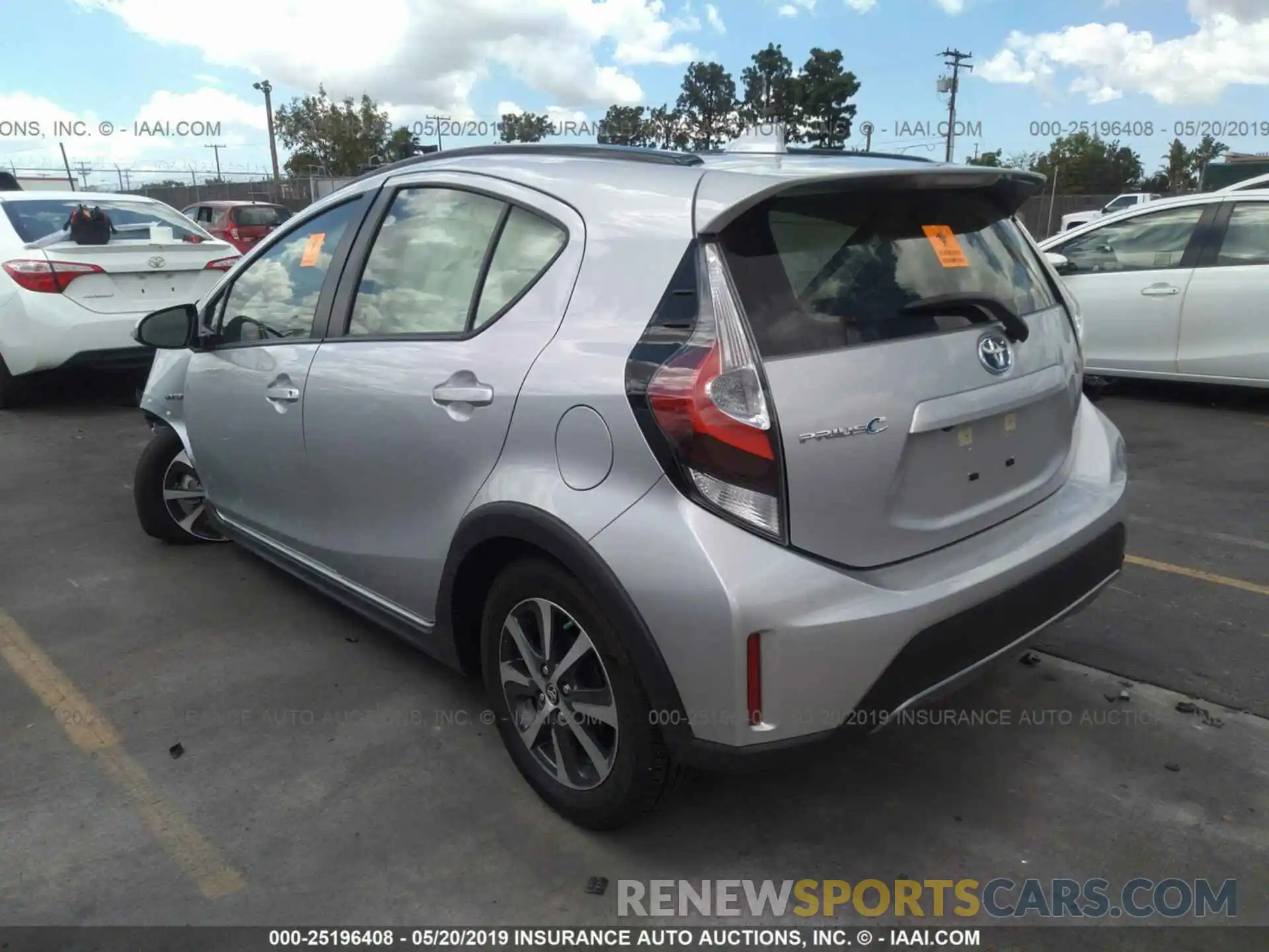 3 Photograph of a damaged car JTDKDTB34K1625973 TOYOTA PRIUS C 2019