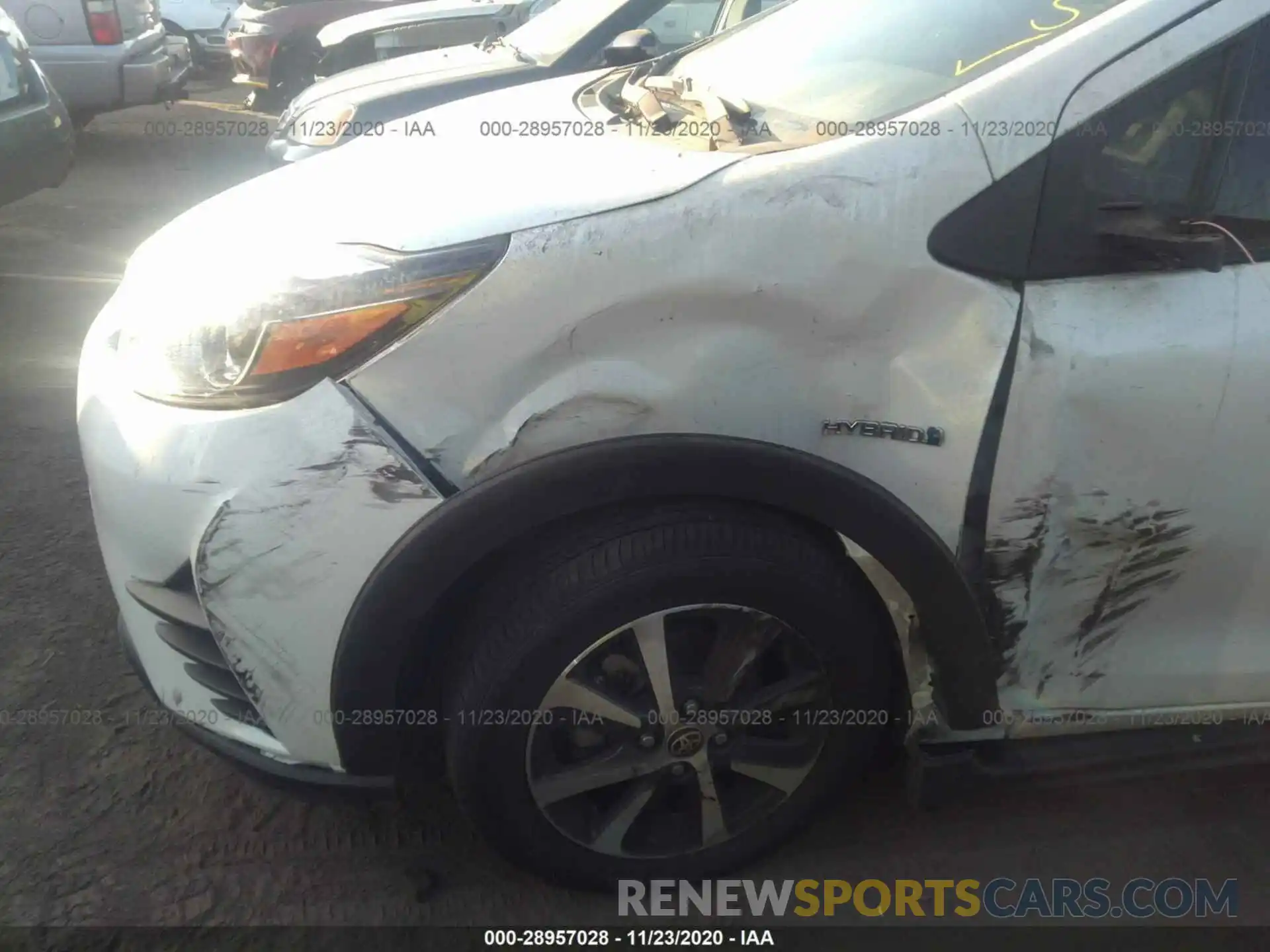 6 Photograph of a damaged car JTDKDTB36K1626140 TOYOTA PRIUS C 2019