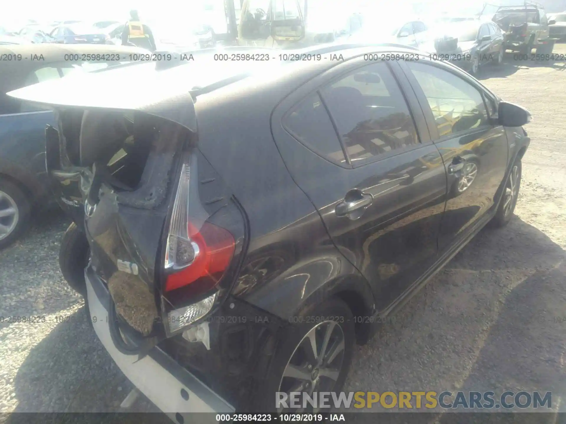 4 Photograph of a damaged car JTDKDTB37K1620962 TOYOTA PRIUS C 2019