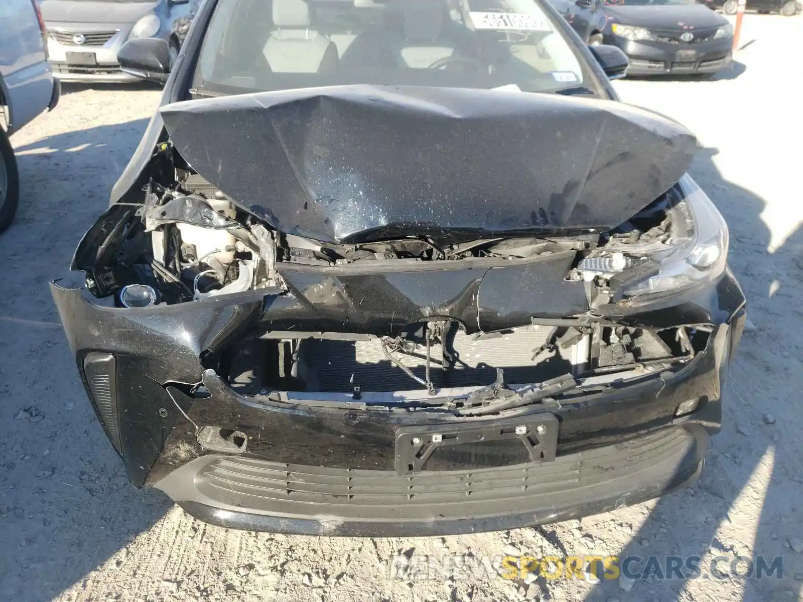 9 Фотография поврежденного автомобиля JTDKARFU0L3109971 TOYOTA PRIUS L 2020