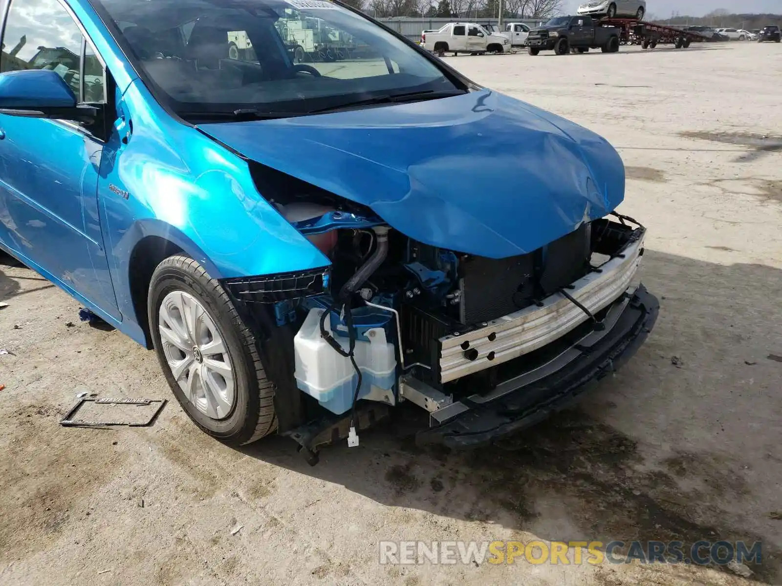 9 Photograph of a damaged car JTDKARFU0L3112465 TOYOTA PRIUS L 2020