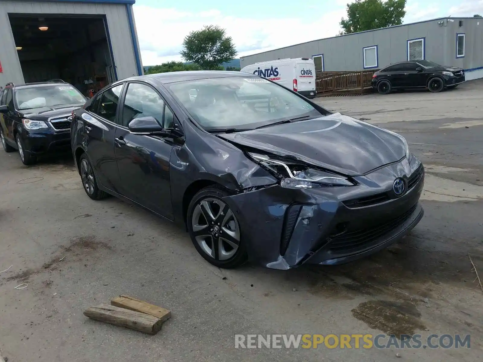 1 Photograph of a damaged car JTDKARFU1L3122986 TOYOTA PRIUS L 2020