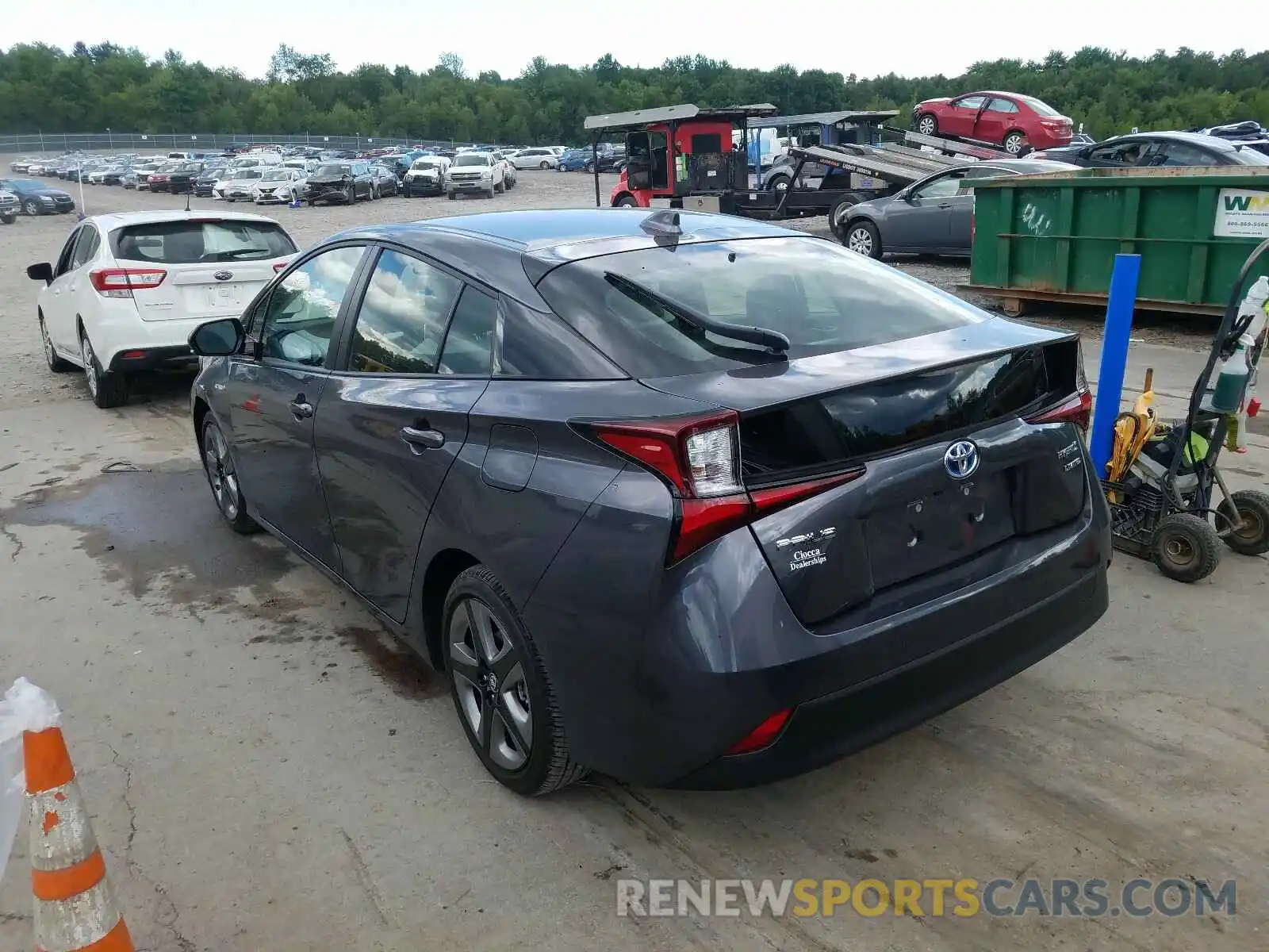 3 Photograph of a damaged car JTDKARFU1L3122986 TOYOTA PRIUS L 2020