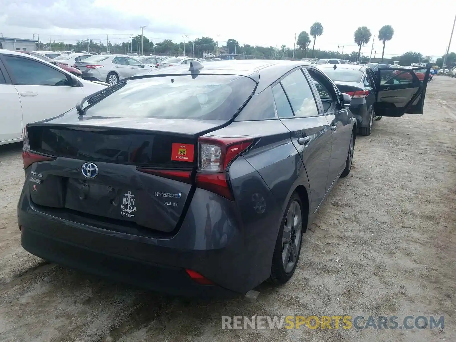 4 Photograph of a damaged car JTDKARFU3L3106174 TOYOTA PRIUS L 2020