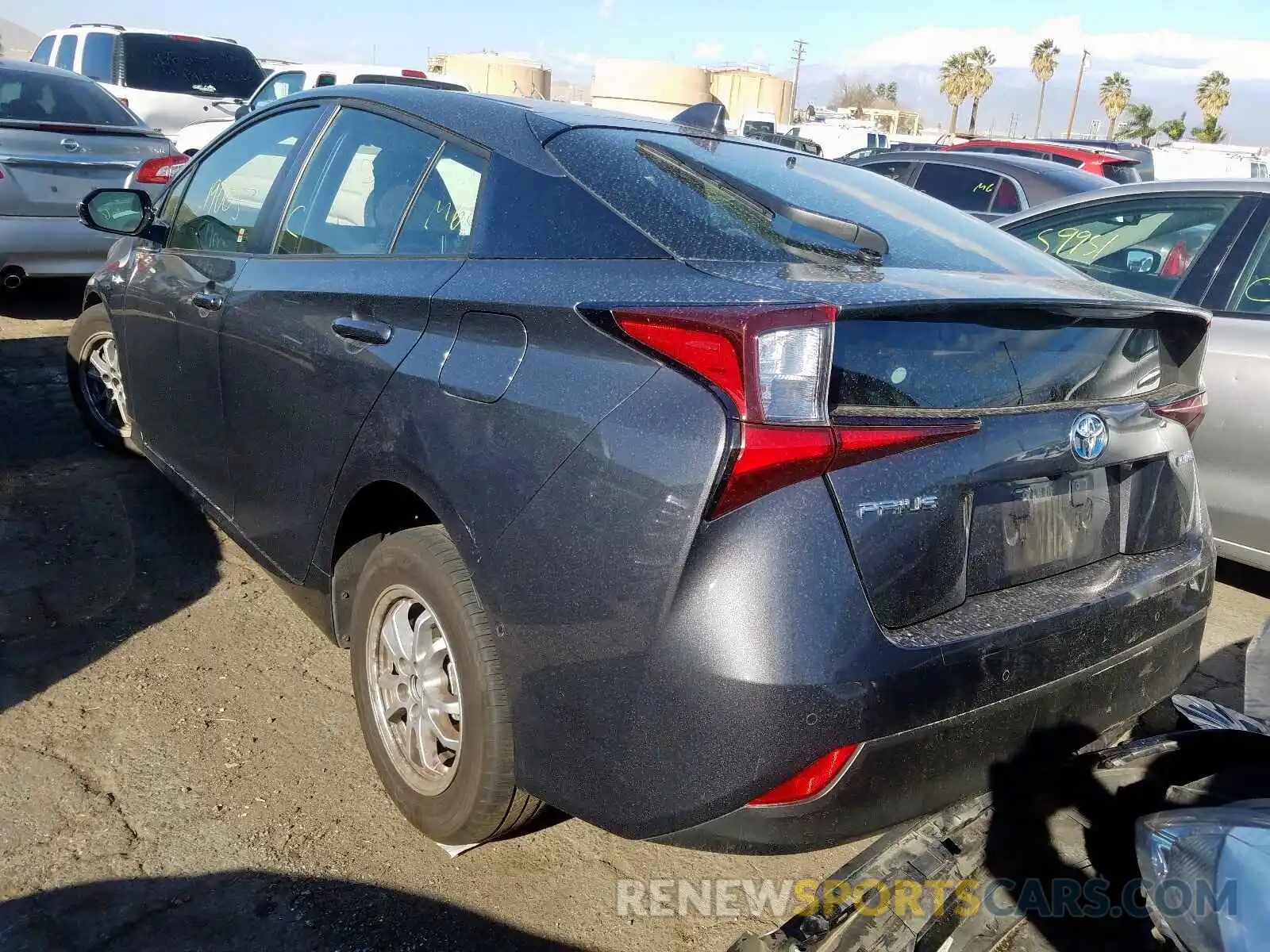 3 Photograph of a damaged car JTDKARFU4L3105695 TOYOTA PRIUS L 2020