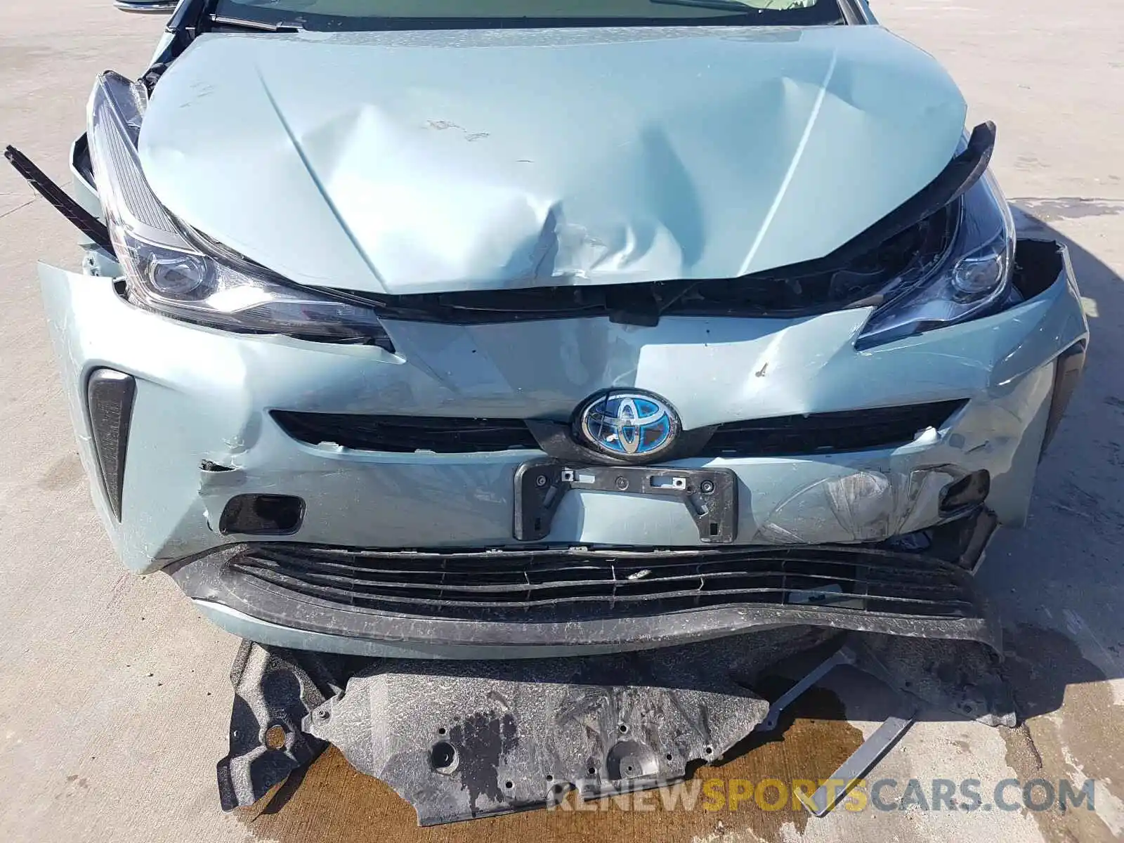 9 Photograph of a damaged car JTDKARFU5L3107441 TOYOTA PRIUS L 2020