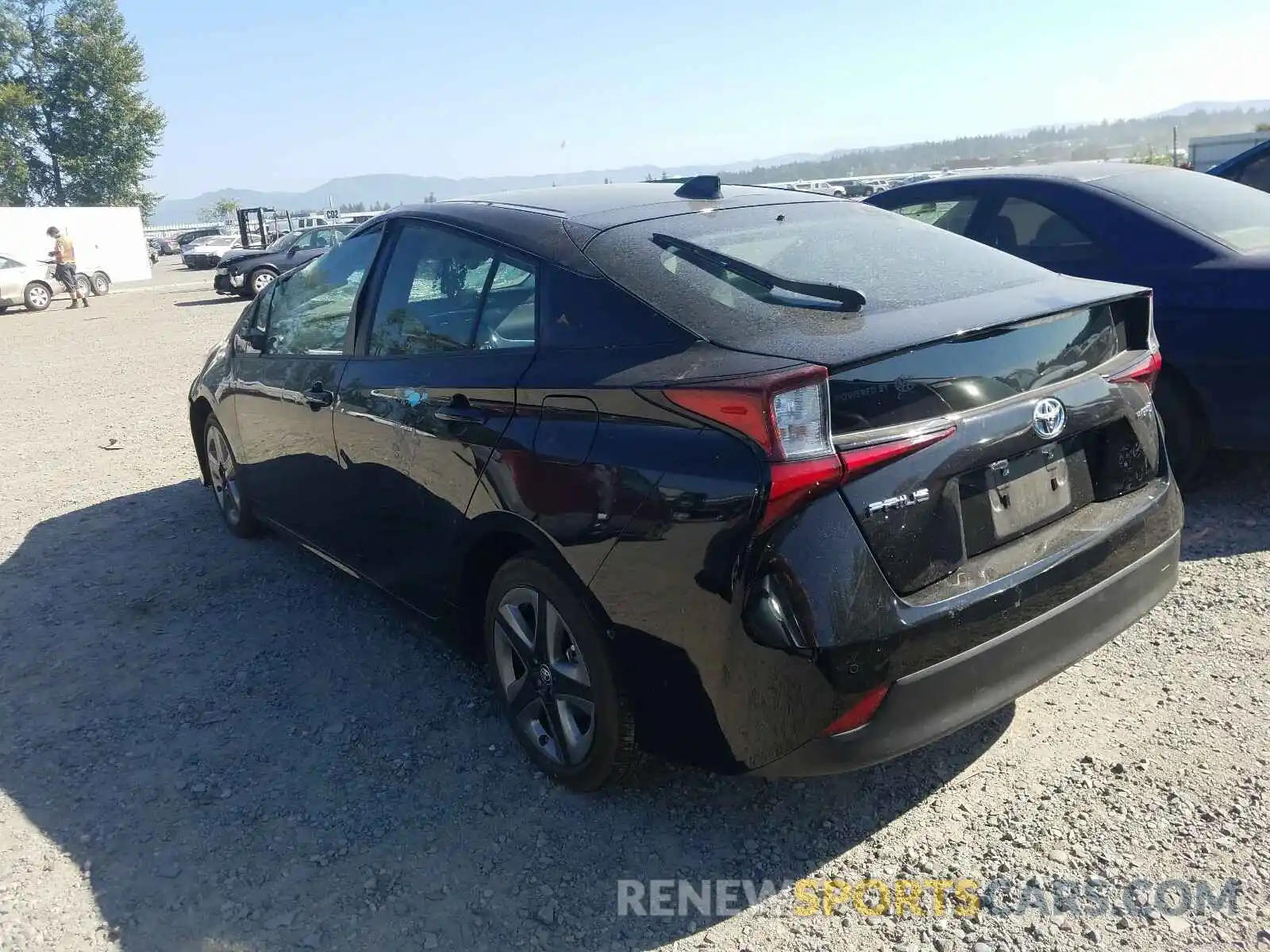 3 Photograph of a damaged car JTDKARFU5L3116219 TOYOTA PRIUS L 2020