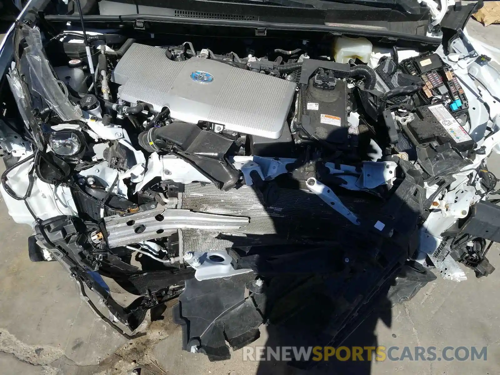 7 Фотография поврежденного автомобиля JTDKARFU6L3108923 TOYOTA PRIUS L 2020