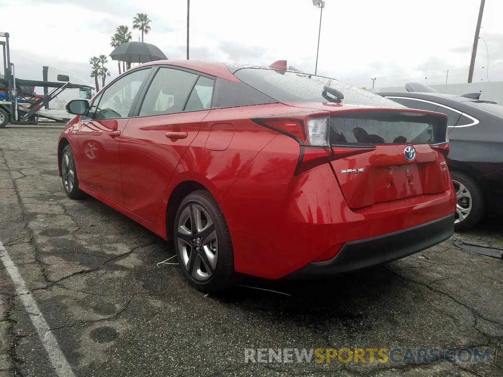 3 Photograph of a damaged car JTDKARFU7L3104301 TOYOTA PRIUS L 2020