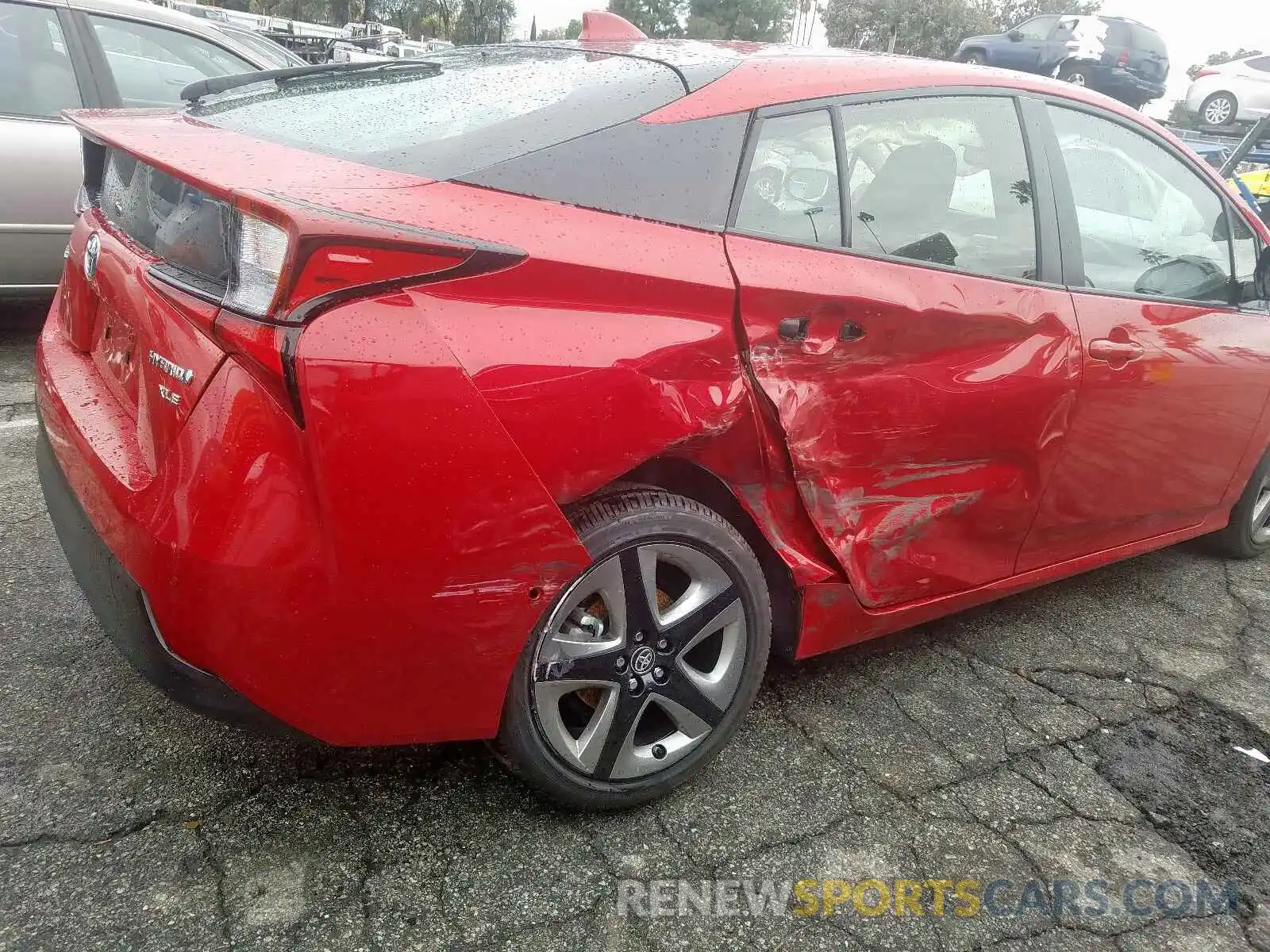 9 Photograph of a damaged car JTDKARFU7L3104301 TOYOTA PRIUS L 2020