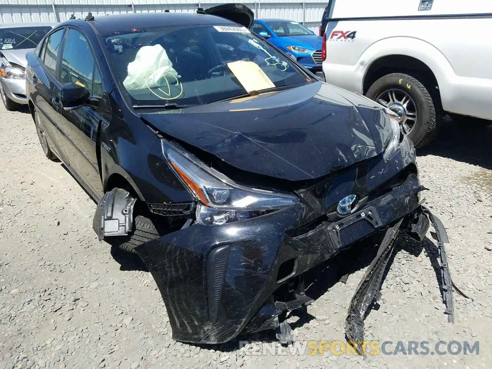 1 Photograph of a damaged car JTDKARFU8L3112147 TOYOTA PRIUS L 2020