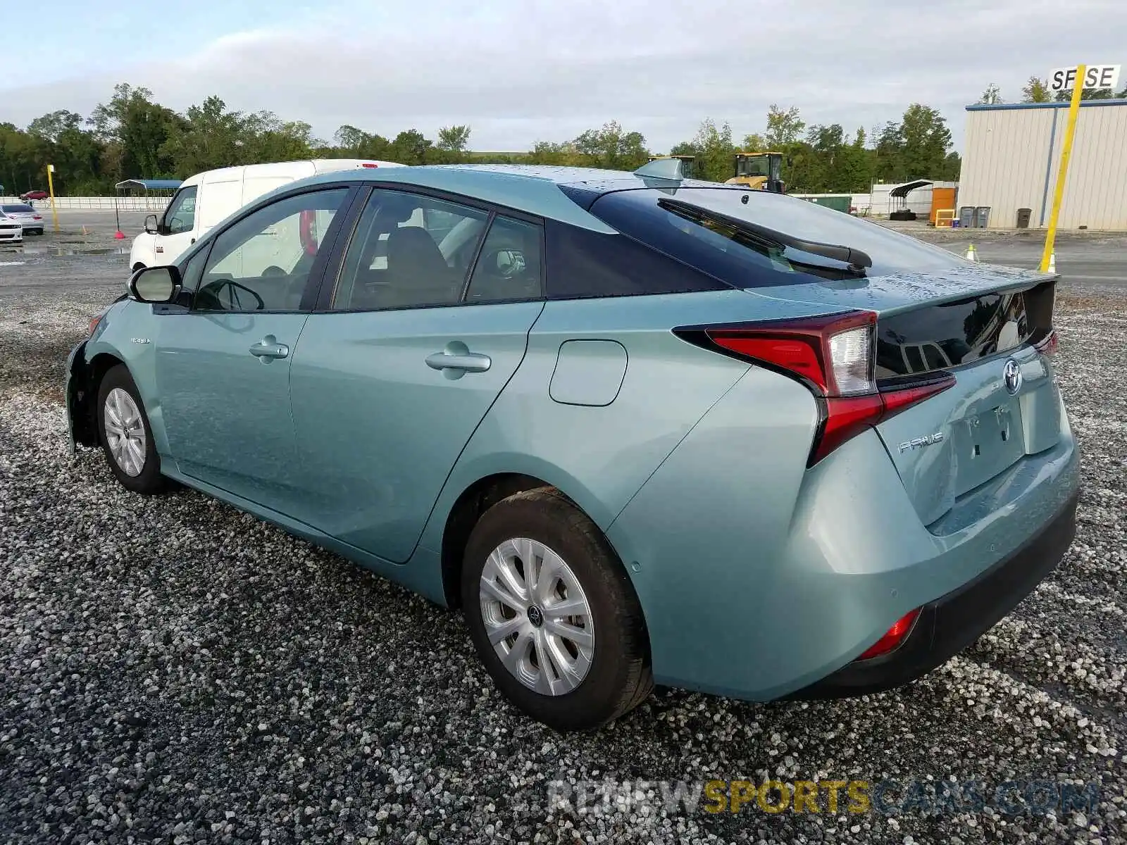 3 Photograph of a damaged car JTDKARFUXL3115406 TOYOTA PRIUS L 2020