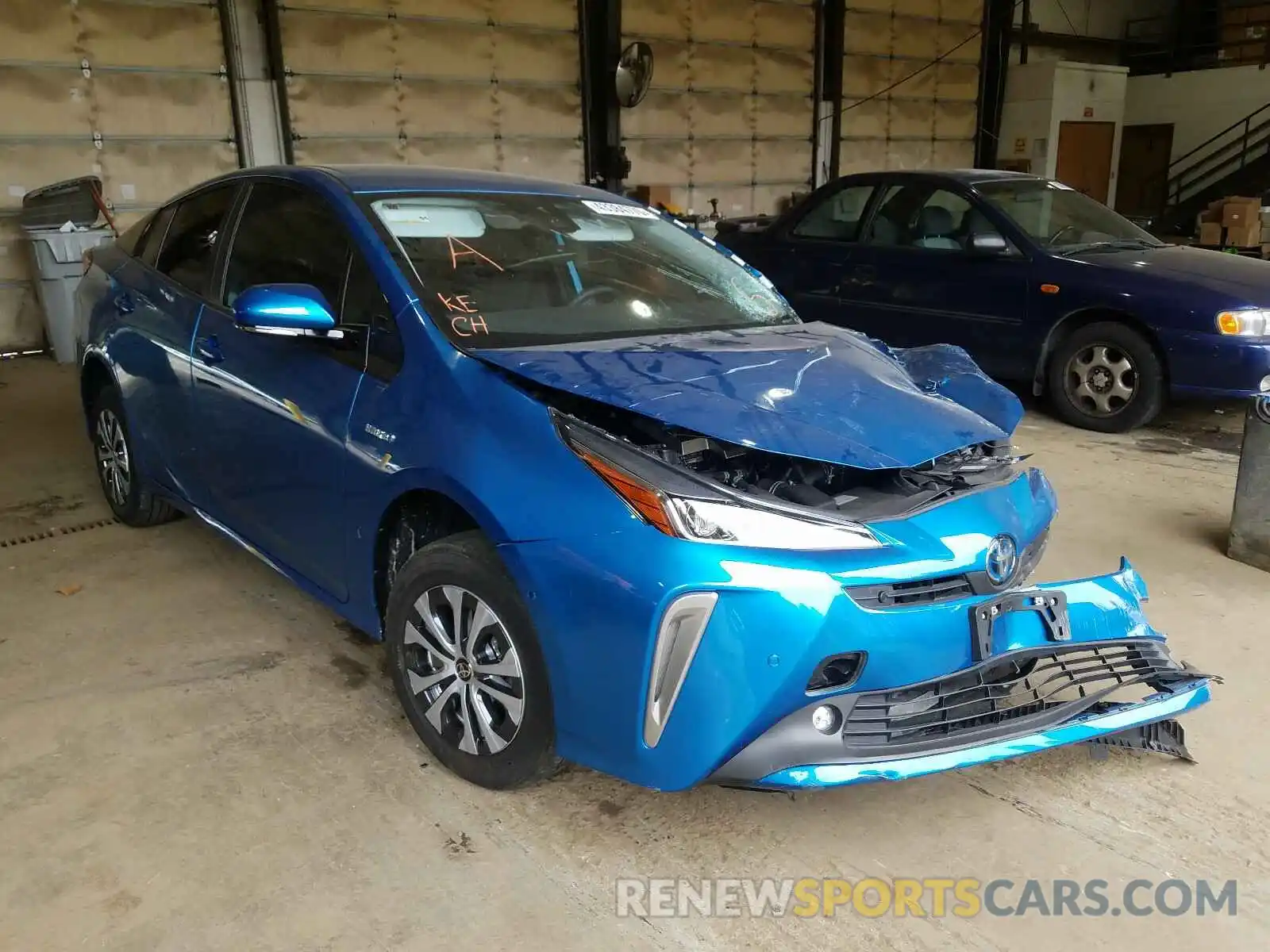 1 Photograph of a damaged car JTDL9RFU0L3016414 TOYOTA PRIUS LE 2020