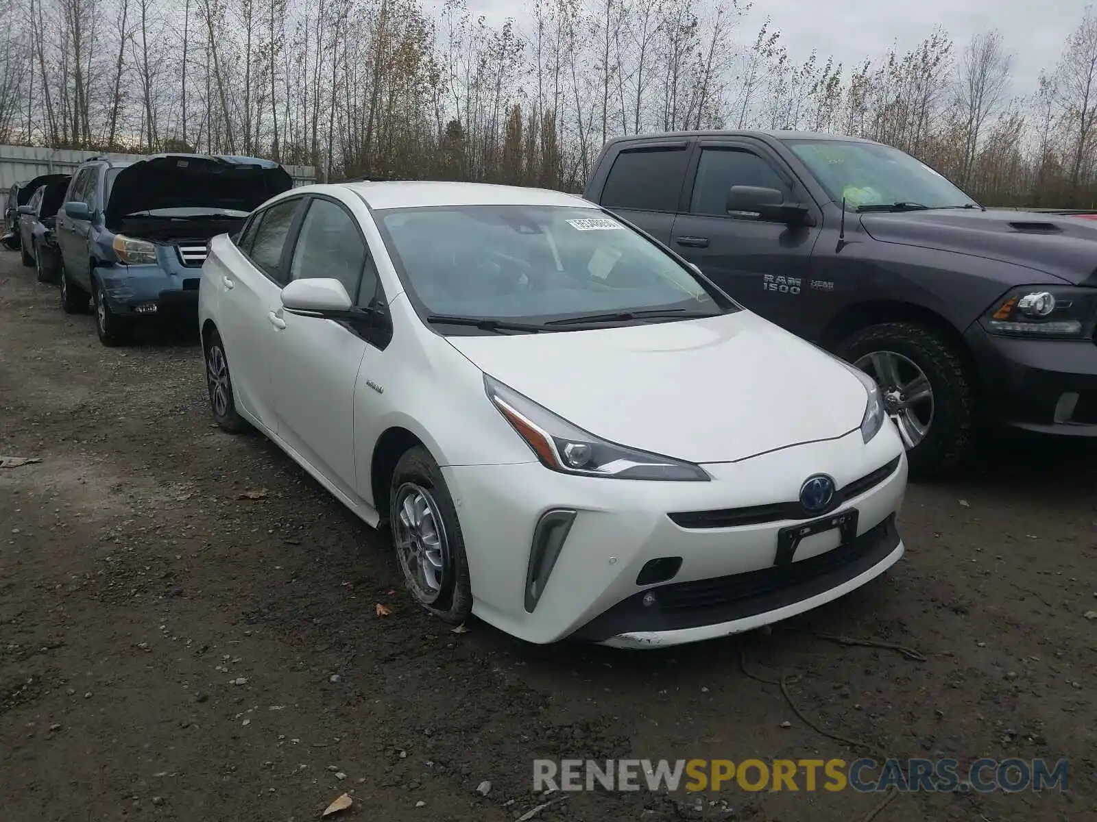 1 Photograph of a damaged car JTDL9RFU0L3017322 TOYOTA PRIUS LE 2020