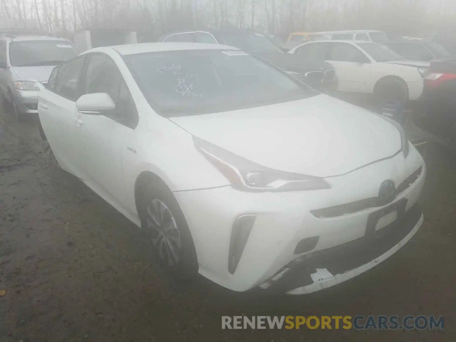 1 Фотография поврежденного автомобиля JTDL9RFU1L3020469 TOYOTA PRIUS LE 2020