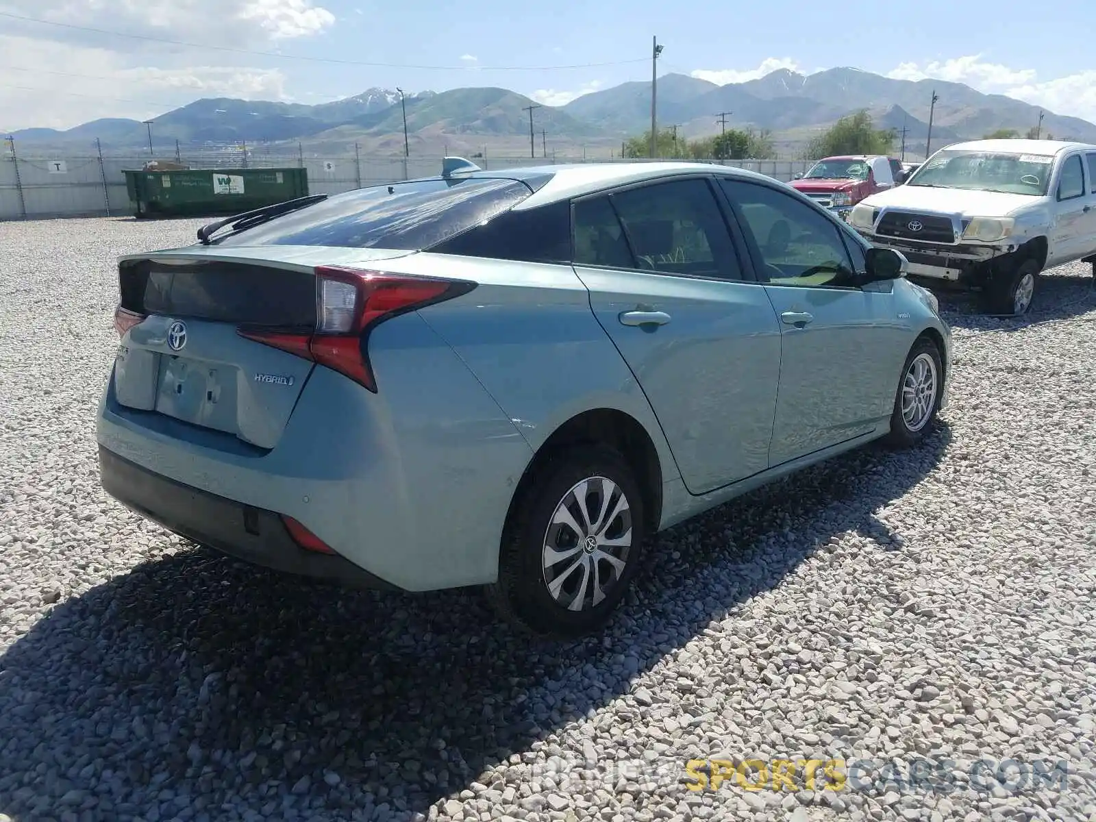 4 Photograph of a damaged car JTDL9RFU4L3014424 TOYOTA PRIUS LE 2020