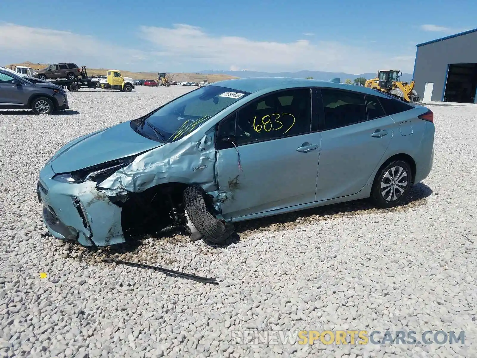 9 Photograph of a damaged car JTDL9RFU4L3014424 TOYOTA PRIUS LE 2020