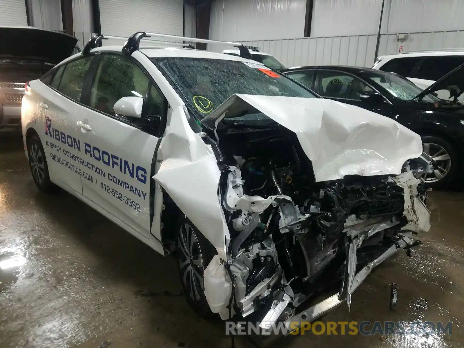 1 Photograph of a damaged car JTDL9RFU4L3017985 TOYOTA PRIUS LE 2020