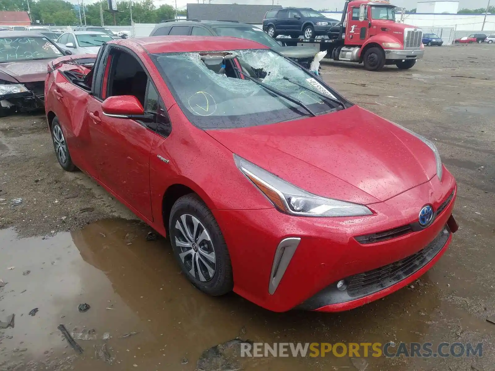 1 Photograph of a damaged car JTDL9RFU8L3019786 TOYOTA PRIUS LE 2020