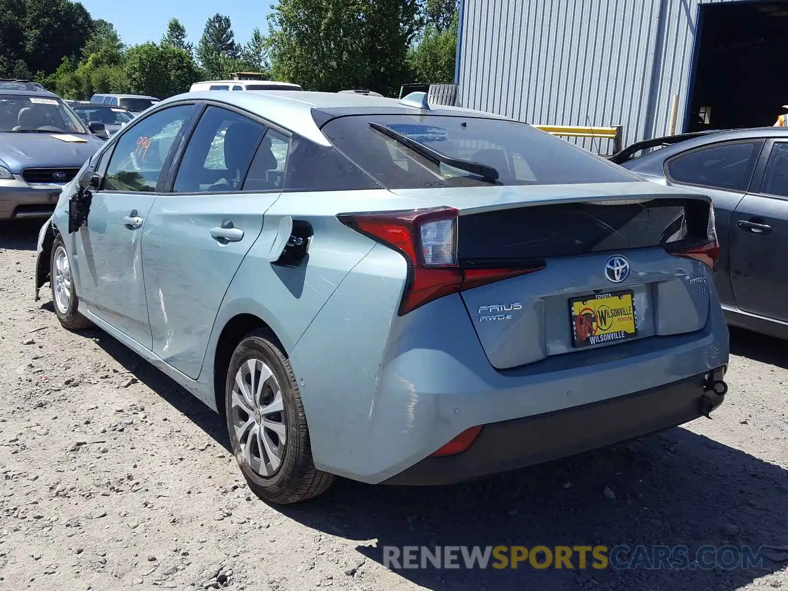 3 Photograph of a damaged car JTDL9RFU9L3018887 TOYOTA PRIUS LE 2020