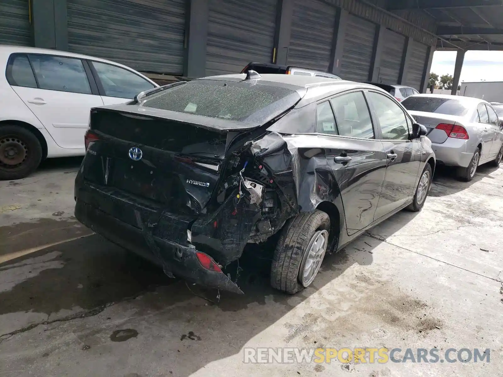 4 Photograph of a damaged car JTDKAMFU0N3154575 TOYOTA PRIUS NIGH 2022