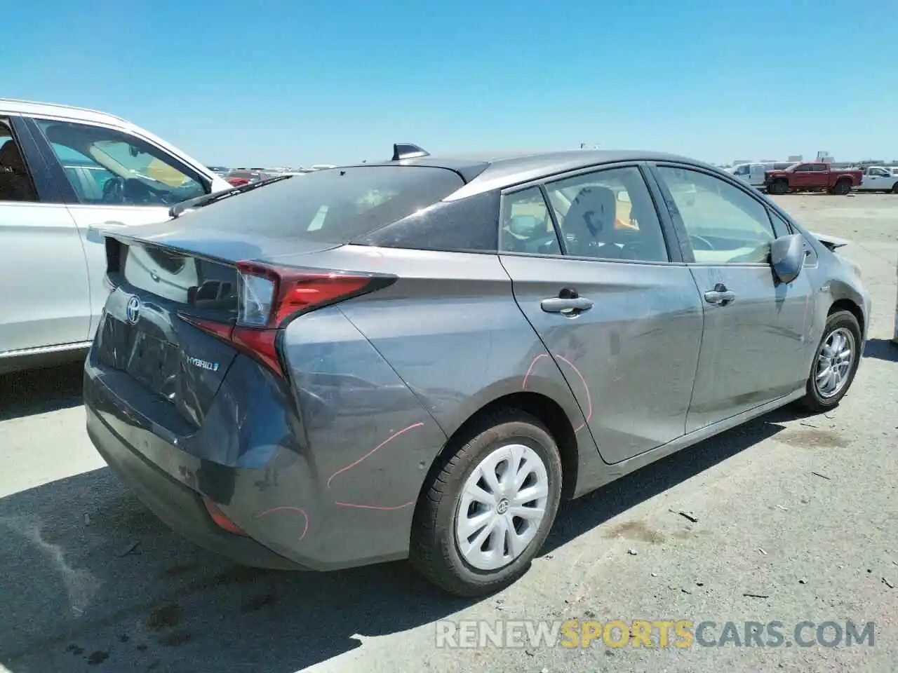 4 Photograph of a damaged car JTDKAMFU0N3154785 TOYOTA PRIUS NIGH 2022