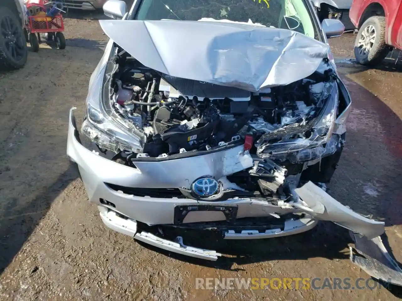 9 Photograph of a damaged car JTDKAMFU0N3160571 TOYOTA PRIUS NIGH 2022