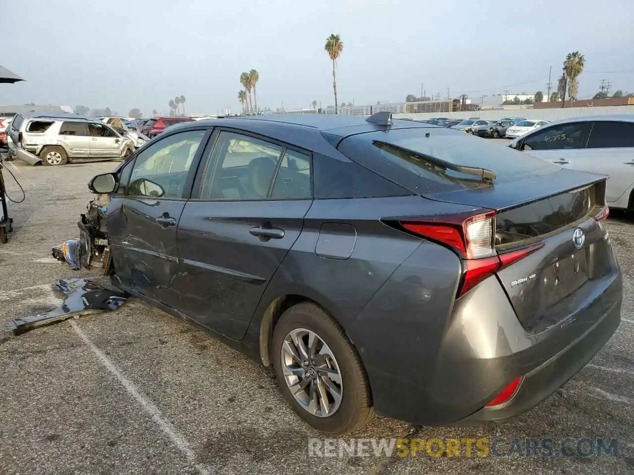 3 Photograph of a damaged car JTDKAMFU0N3160683 TOYOTA PRIUS NIGH 2022