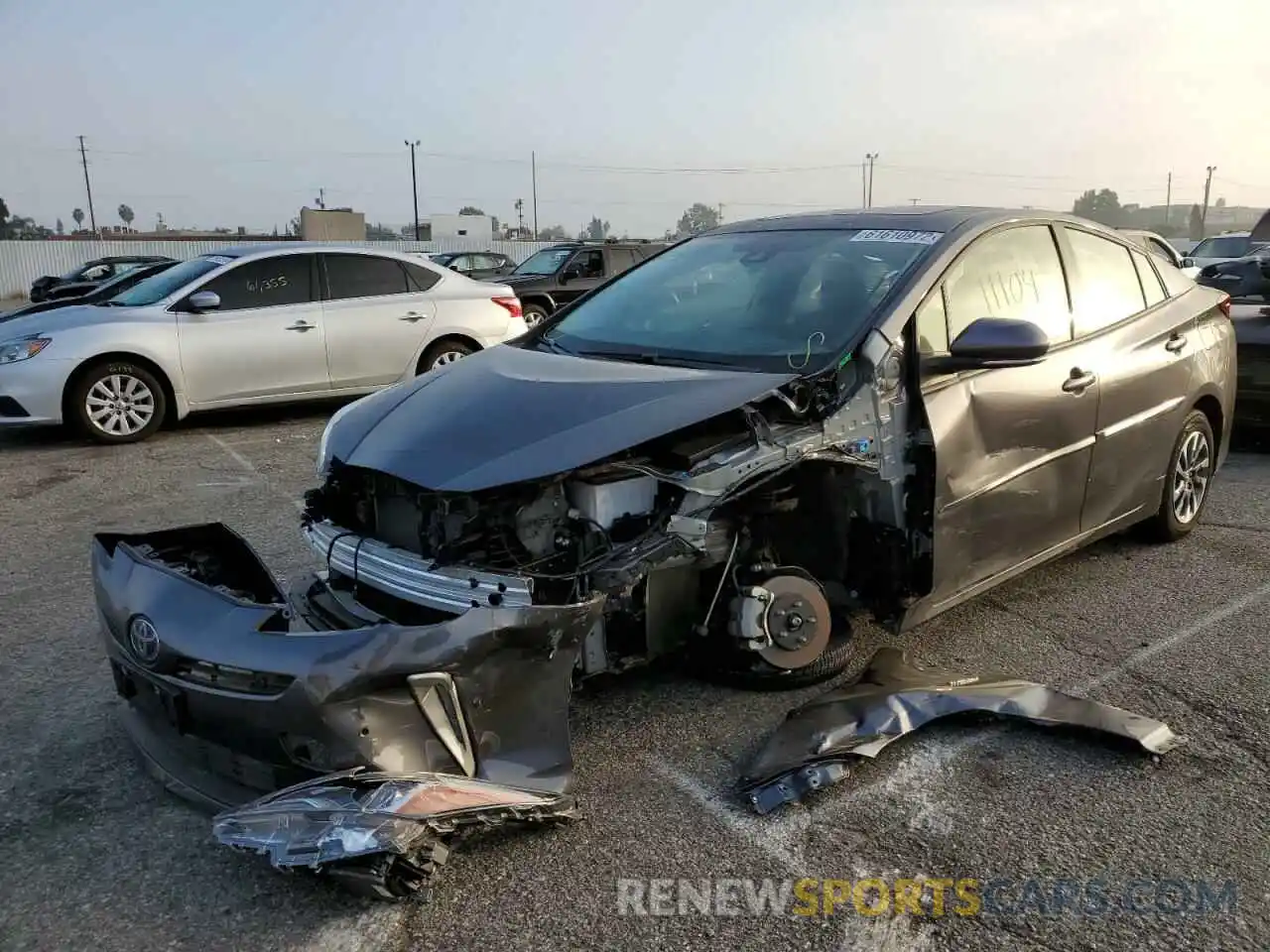 9 Photograph of a damaged car JTDKAMFU0N3160683 TOYOTA PRIUS NIGH 2022