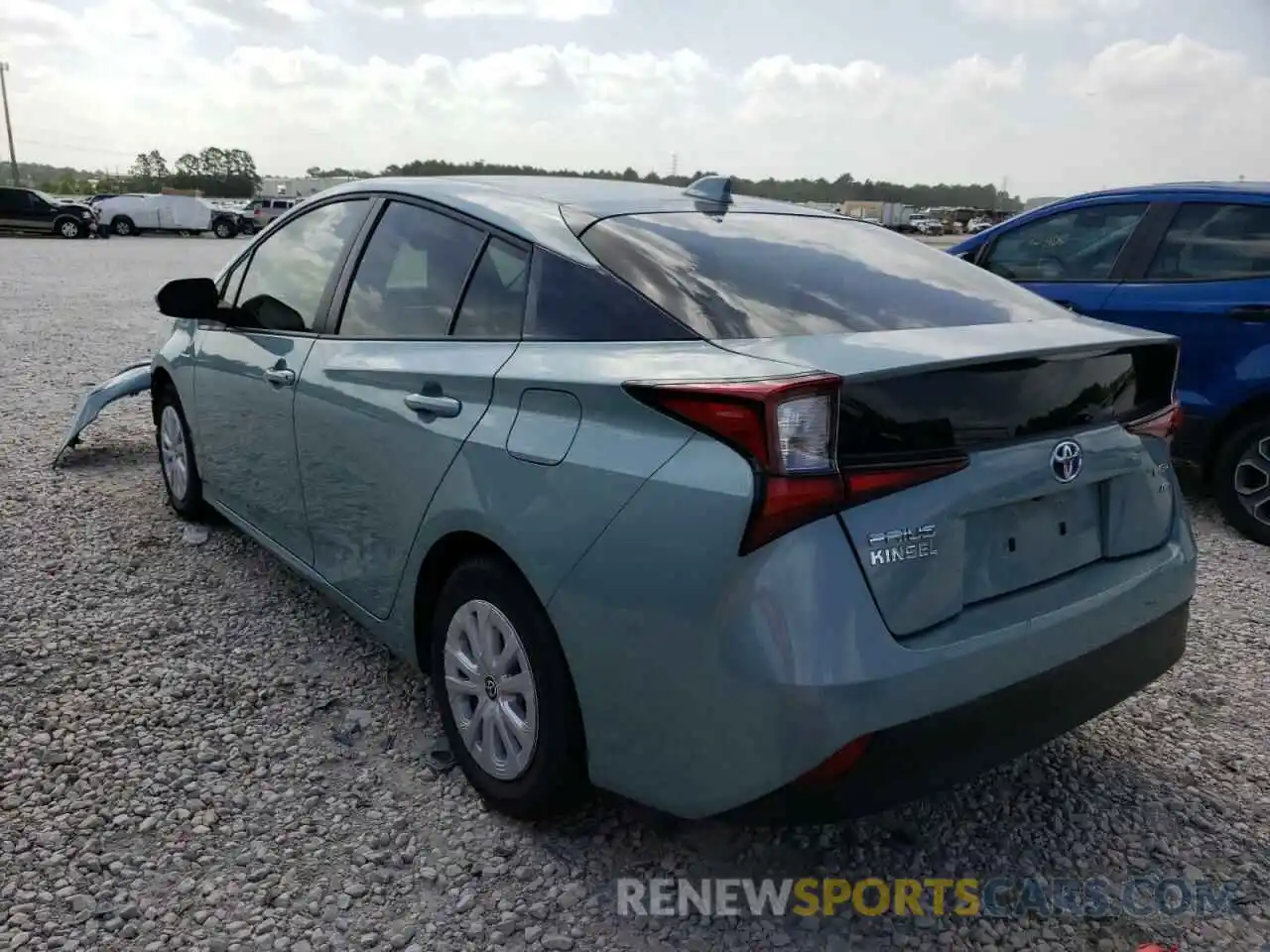 3 Photograph of a damaged car JTDKAMFU0N3164605 TOYOTA PRIUS NIGH 2022