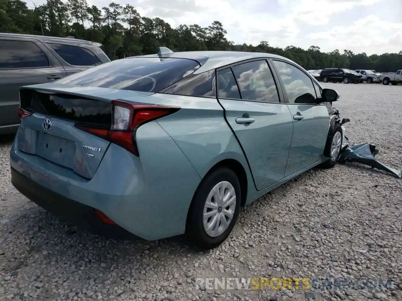 4 Photograph of a damaged car JTDKAMFU0N3164605 TOYOTA PRIUS NIGH 2022