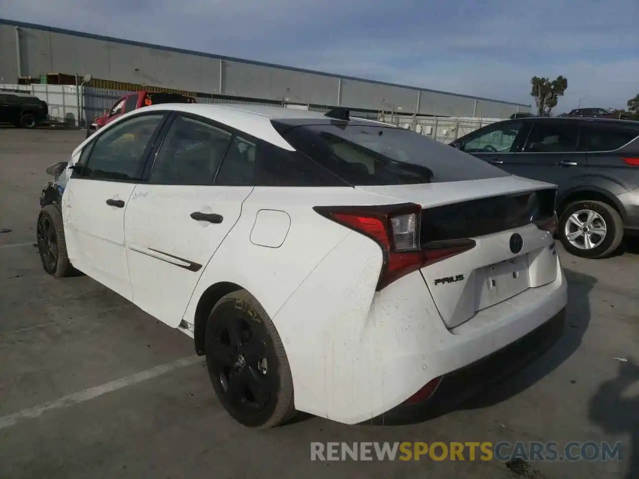 3 Photograph of a damaged car JTDKAMFU0N3172395 TOYOTA PRIUS NIGH 2022