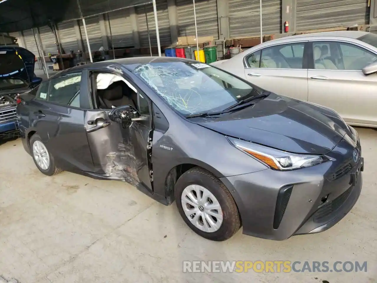 1 Photograph of a damaged car JTDKAMFU1N3154214 TOYOTA PRIUS NIGH 2022