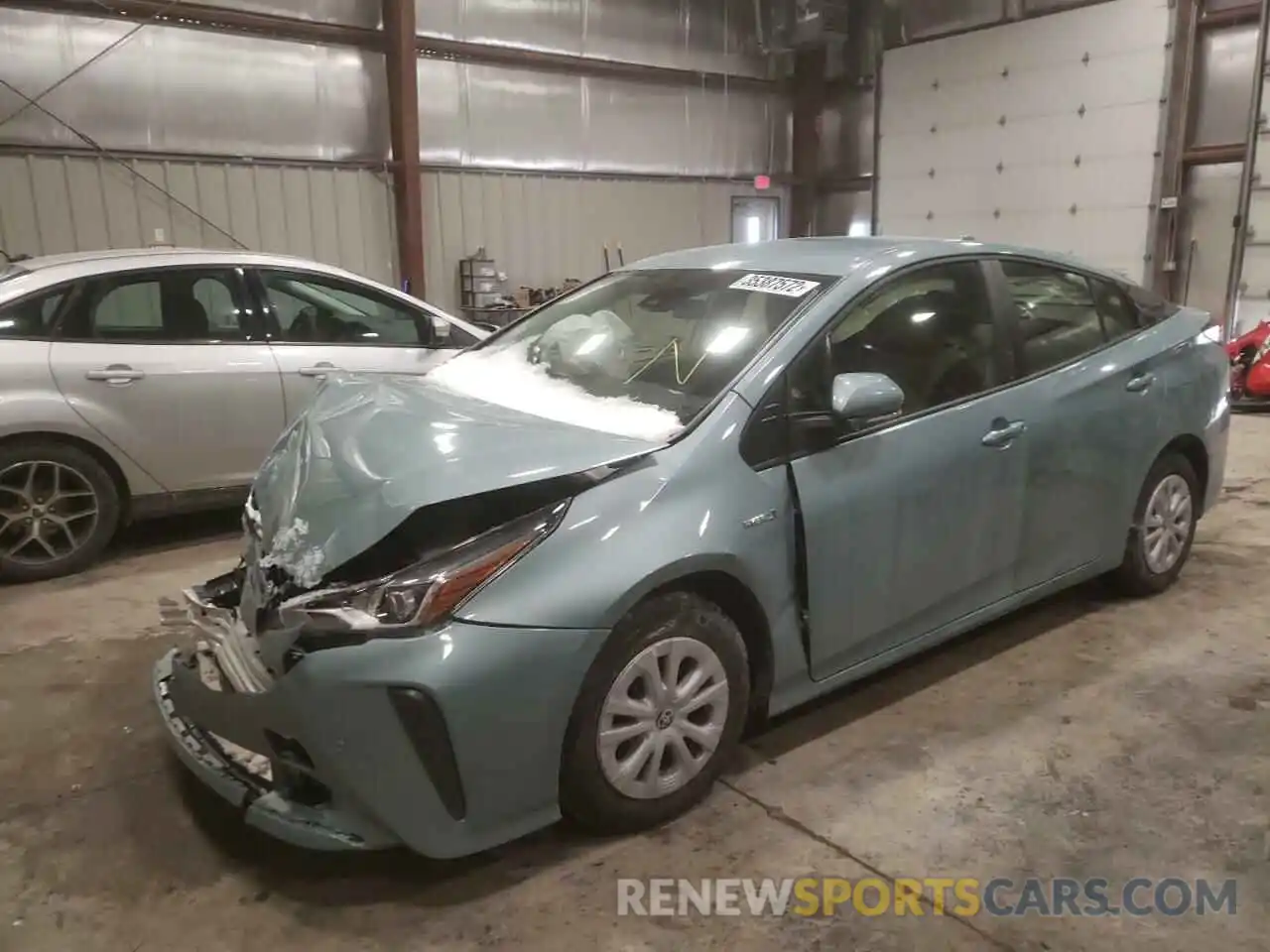 2 Photograph of a damaged car JTDKAMFU1N3155976 TOYOTA PRIUS NIGH 2022