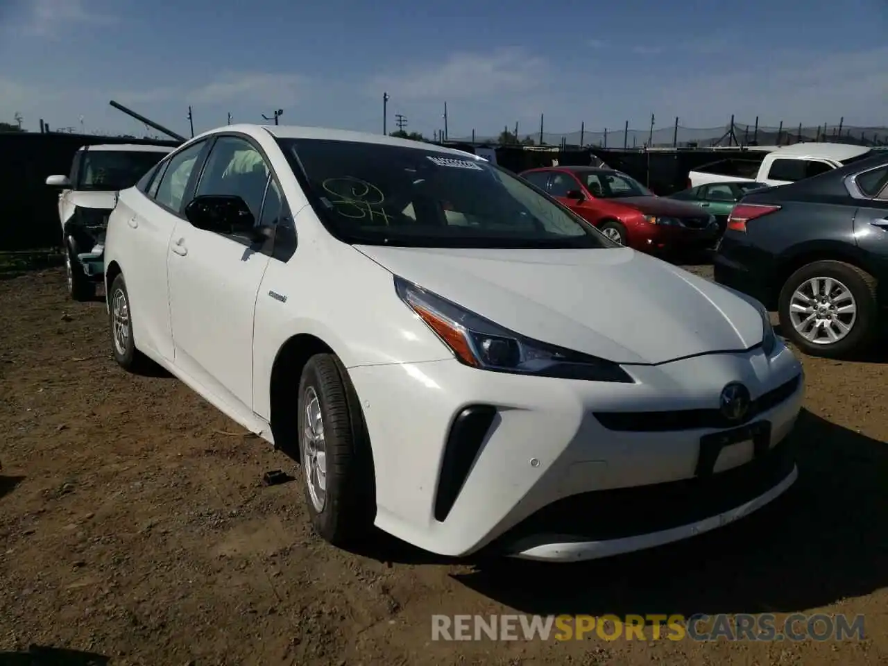 1 Photograph of a damaged car JTDKAMFU1N3157792 TOYOTA PRIUS NIGH 2022