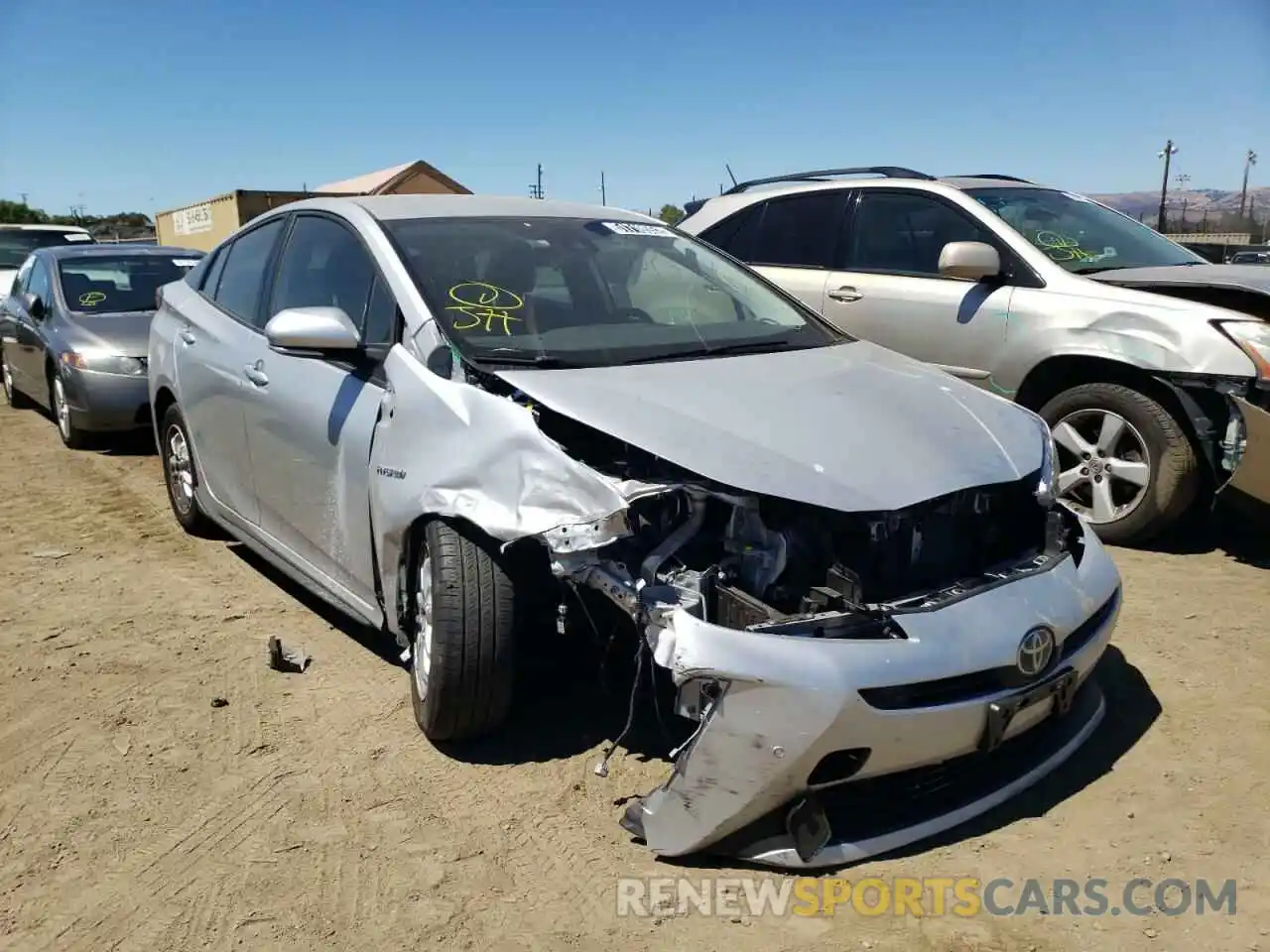 1 Photograph of a damaged car JTDKAMFU1N3159431 TOYOTA PRIUS NIGH 2022